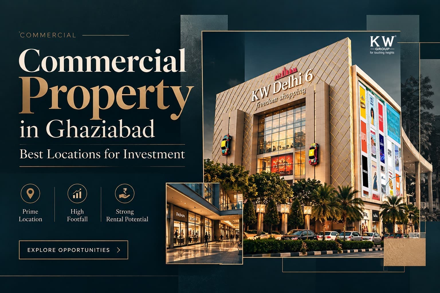 Commercial Property in Ghaziabad: Best Locations for Rental Investment