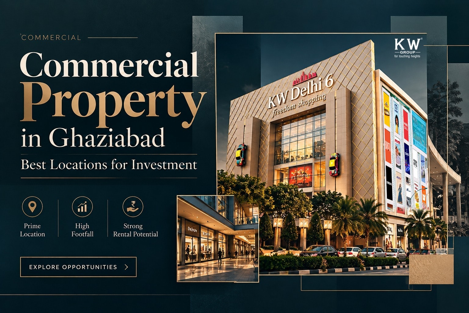 Commercial Property in Ghaziabad: Best Locations for Rental Investment
